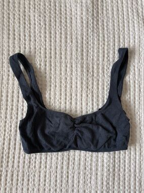 Urban Outfitters Navy Ribbed Bralette